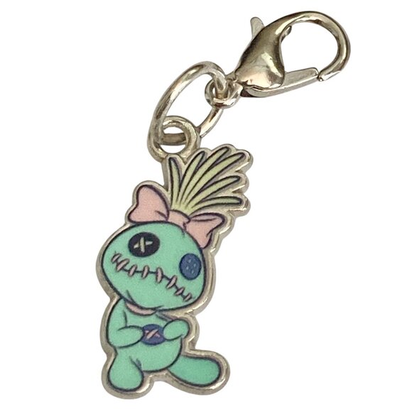 Vintage Disney Lilo & Stitch Scrump Clip On Charm Purse Bag Zipper Pull Signed - Picture 1 of 10